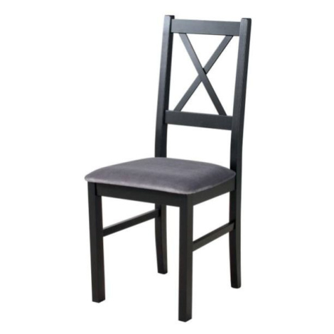 Jídelní židle NILA 10 černá/antracit