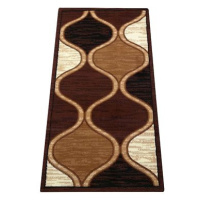 Kusový koberec Alfa hnědý 04N -80 × 150 cm