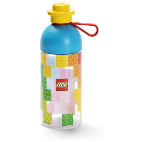 Lego® láhev na pití transparentní 0,5l iconic