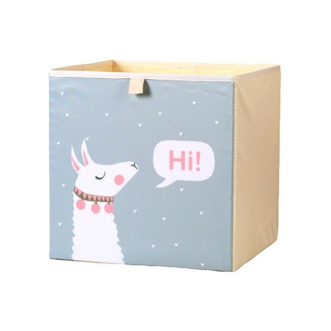 Dream Creations Látkový box na hračky alpaka šedý 33 × 33 × 33 cm