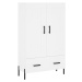 vidaXL Skříň highboard bílá 69,5 x 31 x 115 cm kompozitní dřevo