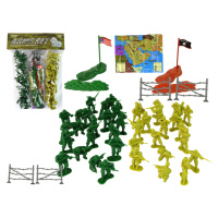 mamido Vojenský set 51 kusů zelený