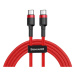 Baseus Cafule Kabel USB-C PD 2.0 QC 3.0 60W 1m - červený