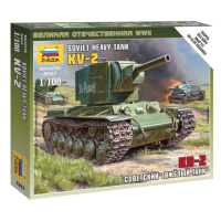 Wargames (WWII) tank 6202 - Soviet Tank KV-2 (1: 100)