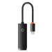 Redukce Baseus Lite Series USB-C to RJ45 network adapter (black)