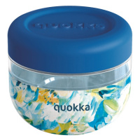 QUOKKA - Bubble, Plastová nádoba na jídlo BLUE PEONIES, 500ml, 40124