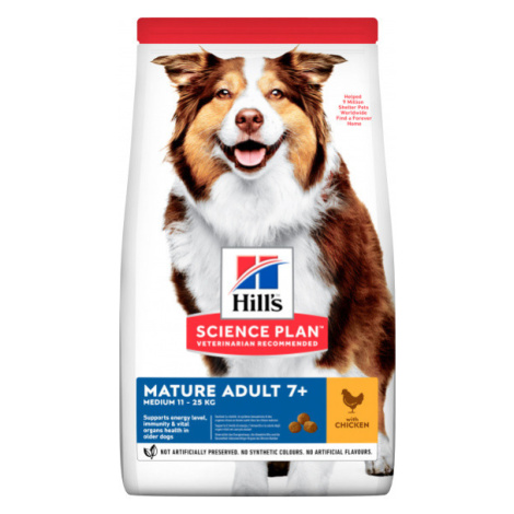 Hill´s Science Plan Canine Mature Adult 7+ Medium Chicken 14kg Hill's Science Plan