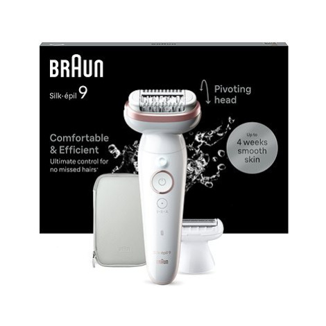 Braun Silk·épil 9 9-030, Bílý/Růžový