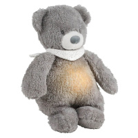 Nattou Uspáváček plyšový hudební se světýlkem a senzorem pláče 4v1 Sleepy Bear Grey 0m+