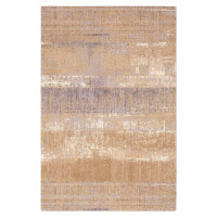 Hnědý vlněný koberec 133x180 cm Layers – Agnella