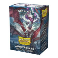 Dragon Shield 100ks - Matte Dual Anniversary - Modrá Stříbrná