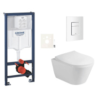 Závěsný wc set do lehkých stěn / předstěnová montáž Glacera Ava SIKOGRSAVASCSH0