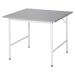 RAU Pracovní stůl, výškově přestavitelný, 800 - 850 mm, deska z ušlechtilé oceli, š x h 1000 x 1