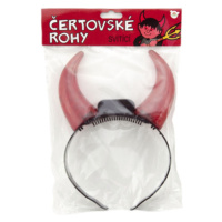 Rohy čertovské svítící 15 cm