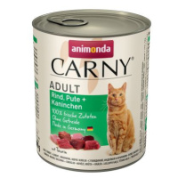 Animonda Carny Adult 6 x 800 g - Kuřecí, krůtí & králičí