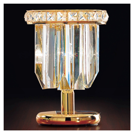 Patrizia Volpato Stolní lampa Cristalli 24 karátů ve zlaté