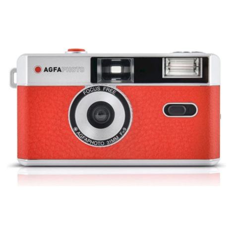 AGFAPHOTO fotoaparát s bleskem 31 mm f/9 červený