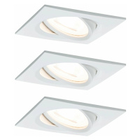 PAULMANN Vestavné svítidlo LED Nova hranaté 3x6,5W GU10 bílá mat výklopné 934.36 P 93436