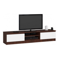 TV stolek RTV 160 wenge/bílá