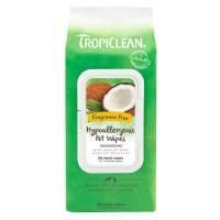 TropiClean Hypoallergenic pečující ubrousky - 100 ks