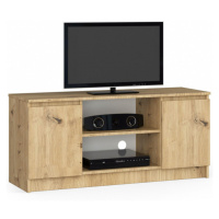 Stolek pod TV RTV 120 2D 1P dub artisan