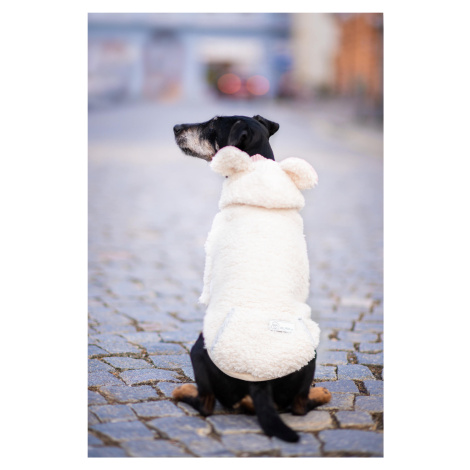 Vsepropejska Kira měkoučká mikina pro psa Barva: Bílá, Délka zad (cm): 35, Obvod hrudníku: 42 - 