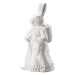 Porcelánový králík s košem Rabbit Collection Rosenthal bílý 14 cm