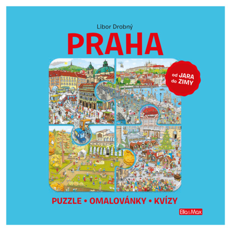 Ella & Max PRAHA – Puzzle, omalovánky, kvízy