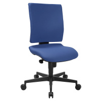 Topstar Kancelářská otočná židle SYNCRO CLEAN, antibakteriální textilní potah, modrá