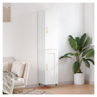 vidaXL Skříň highboard bílá 34,5 x 34 x 180 cm kompozitní dřevo