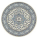 Nouristan - Hanse Home koberce Kruhový koberec Mirkan 104442 Cream/Skyblue Rozměry koberců: 160x
