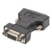 Digitus adaptér DVI-I(24+5) - VGA (15-pin), M/F, černá - AK-320504-000-S