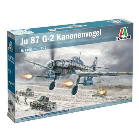 Model Kit letadlo 1466 - Ju-87 G-2 Kanonenvogel (1:72) Italeri