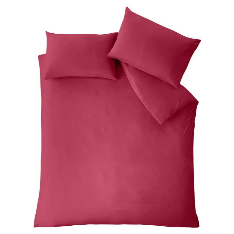 Tmavě růžové povlečení na dvoulůžko 200x200 cm So Soft Easy Iron – Catherine Lansfield