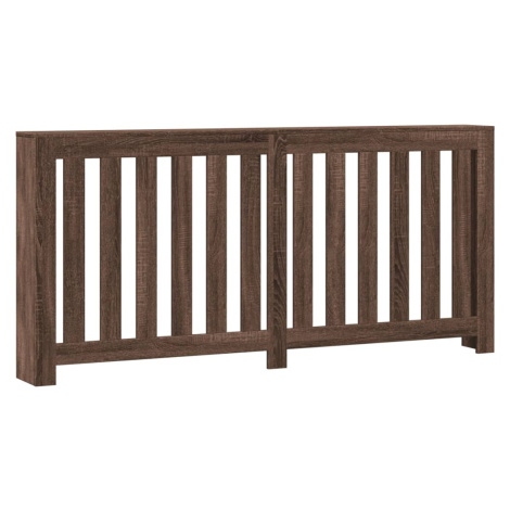 vidaXL Kryt na radiátor hnědý dub 175 x 20 x 82 cm kompozitní dřevo