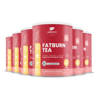 100% Organický Čaj na Hubnutí | 6 x FatBurn Tea with ProElderberry™ | Ostropestřec a Kozlík | Ve