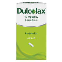 DULCOLAX 10MG SUP 6