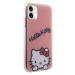 Zadní kryt Hello Kitty IML Daydreaming Logo pro Apple iPhone 11, růžová