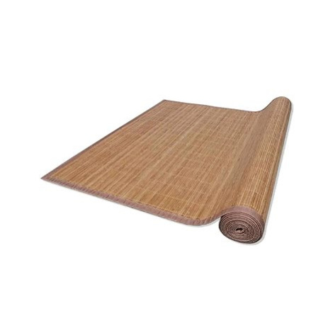 Obdélníková hnědá bambusová rohož \ koberec 150 × 200 cm SHUMEE