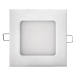 LED podhledové svítidlo PROFI stříbrné, 12 x 12 cm, 6 W, neutrální bílá