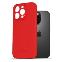 AlzaGuard Matte TPU Case pro iPhone 16 Pro červený