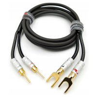 Nakamichi Reproduktorový kabel 2x2,5 vidlice 4m