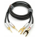 Nakamichi Reproduktorový kabel 2x2,5 vidlice 4m