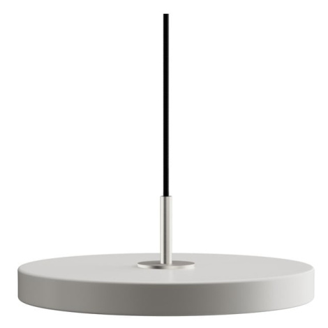Světle šedé LED závěsné svítidlo s kovovým stínidlem ø 31 cm Asteria Mini – UMAGE