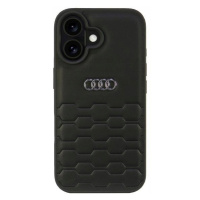 Pouzdro Pro Iphone 16 6.1 Audi Synthetic Leather Černé Case Pouzdro Zadní Kryt