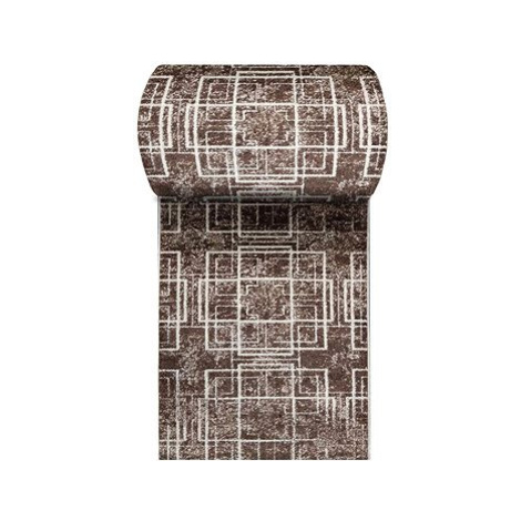 Běhoun koberec Panamero 09 hnědý v šíři 120 cm