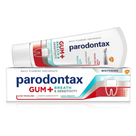 Parodontax Gum+Breath & Sensitivity Whitening zubní pasta, 75ml