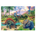 CASTORLAND Puzzle 120 ks Dinosuar Volcanos - Dinosauři u sopek