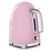 Rychlovarná konvice Smeg 50's style KLF03PKEU / 2400 W / 1,7 l / růžová Varianta: ivi2