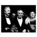 Fotografie Albert Einstein and his wife Elsa with Charlie Chaplin, Unknown photographer,, 40 × 3